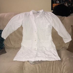 Natural uniforms 3X white lab coat 🥼 3 pockets 💕